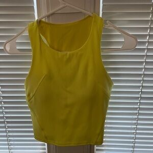 Lululemon Wunder Tain Racerback Tank - Electric Lemon